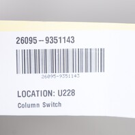 2015 BMW 328xi Turn Signal Windshield Wiper Column Switch 61319351143 OEM