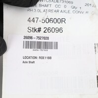 2009-2013 BMW 135i 335i Rear Axle Shaft CV Joint Right - 33217527028 OEM