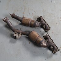 2010-2013 BMW 128i 328i Exhaust Manifold Front Rear Set 18407556989 OEM