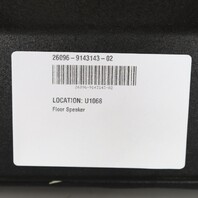 2008-2013 BMW 328i 335i M3 X1 Floor Speaker Subwoofer Set Pair 65139143143 OEM