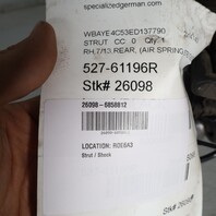 2013-2015 BMW 740i Right Rear Air Spring Suspension Bag OEM 37126858812