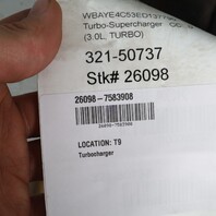 2011-2015 BMW 535i 640i 740i 3.0 N55 Turbocharger 11657583908 OEM
