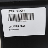 2011 2012 2013 BMW 750Li Rear Auxliary Electric Heater Vent Right OEM