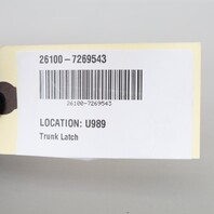 2011-2015 BMW 528i 535i 550i 740i 750i Trunk Lid Lock Latch 51247269543 OEM