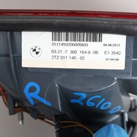 2014-2016 BMW 528i 535i 550i M5 Right Tail Light 63217306164 OEM