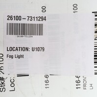 2014-2016 BMW 528i 535i 550i Right Passenger Fog Light LED 63177311294 OEM