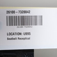 2014-2016 BMW 528i 535i 550i 740i 750i Right Front Seat Belt Buckle OEM