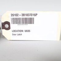 1998-2004 Porsche 911 996 Boxster 986 Right Door Latch 3B1837016P OEM