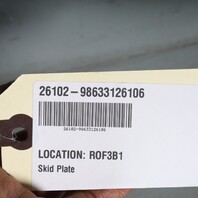 1997-1999 Porsche Boxster 986 Transmission Skid Plate OEM 98633126106