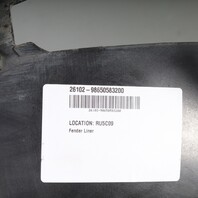 1997-2002 Porsche Boxster 986 Right Rear Fender Liner Heat Shield OEM