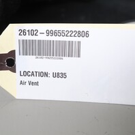 1997-1999 Porsche Boxster 986 Right Dash Air Vent Black OEM 99655222804