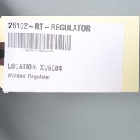 1997-2004 Porsche 911 996 Boxster 986 Right Passenger Window Regulator OEM