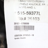 2012-2015 BMW X1 xDrive Left Front Spindle Knuckle Hub 31216788700 OEM