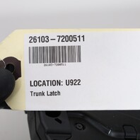 2012-2015 BMW X1 Trunk Lid Tailgate Latch Lock 51247200511 OEM