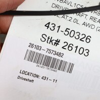2007-2015 BMW 328ix X1 2.0 xDrive Rear Driveshaft 26107573482 OEM