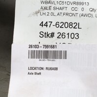 2012-2015 BMW X1 xDrive Left Front Axle Shaft CV Joint 31607591681 OEM