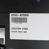 2012-2015 BMW X1 Overhead Roof Map Light Switch 61319225509 OEM