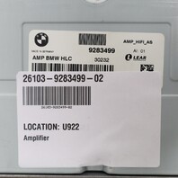 2012-2015 BMW X1 Radio Stereo Amp Amplifier 65129283499 OEM