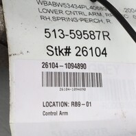 2001-2006 BMW 325i 330i M3 Z4 Right Rear Lower Control Arm Spring Perch OEM