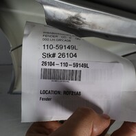 2004-2006 BMW 325ci 330ci Left Fender Silver Gray 41347065263 OEM