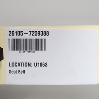 2012-2016 BMW 320i 328i 335i Right Front Seat Belt Buckle 72117259388 OEM