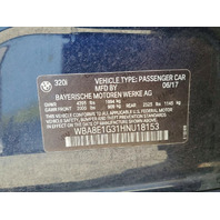 2017 BMW 320i N20 F30 Parts Car &mdash; Rust-Free California OEM Stock #26105