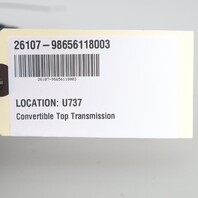 2000-2004 Porsche Boxster 986 Right Convertible Top Transmission OEM