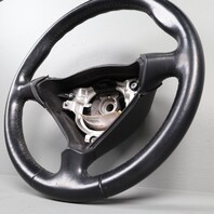 1999-2004 Porsche 911 996 Boxster Black 3 Spoke Steering Wheel 99634780454 OEM