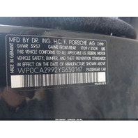 1999-2001 Porsche 911 996 Transmission 6 Speed Manual Non LSD OEM