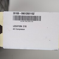 1997-2008 Porsche 911 996 Boxster Cayman 986 A/C Compressor OEM 99612601152