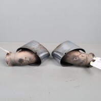 1999-2001 Porsche 911 996 3.4 Exhaust Muffler Tip Pair EP4110 OEM