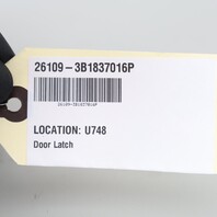 1998-2004 Porsche 911 996 Boxster 986 Right Door Latch 3B1837016P OEM