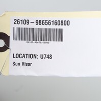 2000-2005 Porsche Boxster 986 Right Passenger Sun Visor OEM 98656160800