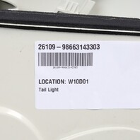 2003-2004 Porsche Boxster 986 Left Driver Tail Light OEM 98663143303 NOTE