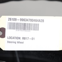 1999-2004 Porsche 911 996 Boxster 986 3 Spoke Tiptronic Steering Wheel Black OEM