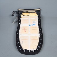 1999-2004 Porsche 911 Boxster Front Seat Backrest Cushion Black OEM