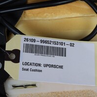 1999-2004 Porsche 911 Boxster Front Seat Backrest Cushion Black OEM
