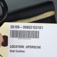 1999-2004 Porsche 911 Boxster Front Seat Backrest Cushion Black OEM