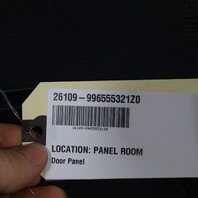 1999-2004 Porsche Boxster 986 Left Door Panel Leatherette Black OEM
