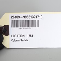 2002-2004 Porsche 911 996 Boxster 986 Turn Signal Wiper Switch 99661321710 OEM