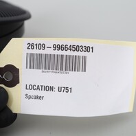 2002-2004 Porsche 911 Boxster Left Dash Speaker BOSE Black 99664503301 OEM