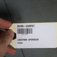 1997-2004 Porsche Boxster 986 Floor Carpet Black 98655101102 OEM