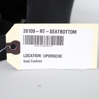 1997-2004 Porsche 911 996 Boxster 986 Right Seat Bottom Cushion Black OEM