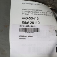 2009-2016 Audi Q5 2.0 Rear Differential Carrier KHR Code OEM 0BD500043G