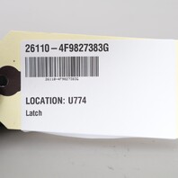 2009-2017 Audi Q5 Trunk Lid Latch Striker Plate Actuator Motor 4F9827383E OEM