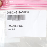 2007-2013 BMW X5 X6 Left Front Seat Belt Retractor Black 72117171967 OEM