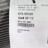 2009-2014 BMW X5 X6 3.0 Radiator 17117533472 OEM