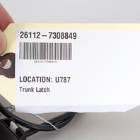 2007-2012 BMW X5 X5M E70 Trunk Lid Latch Lock 51247308849 OEM