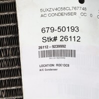 2007-2019 BMW X5 X6 A/C Condensor 64509239992 OEM