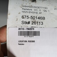 2007-2013 BMW 128i 328i Z4 N52 Radiator 17117562079 OEM